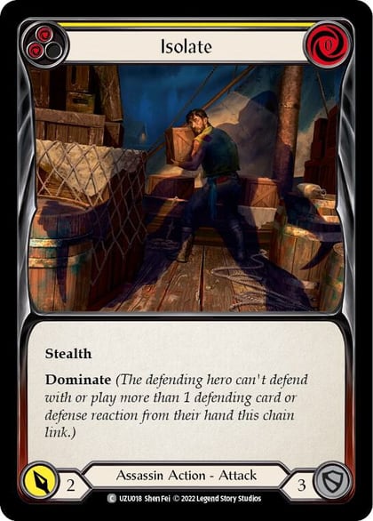 Isolate (Yellow), Blitz Deck: Outsiders - Uzuri UZU018