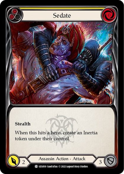 Sedate (Yellow), Blitz Deck: Outsiders - Uzuri UZU019
