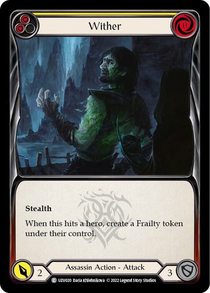 Wither (Yellow), Blitz Deck: Outsiders - Uzuri UZU020