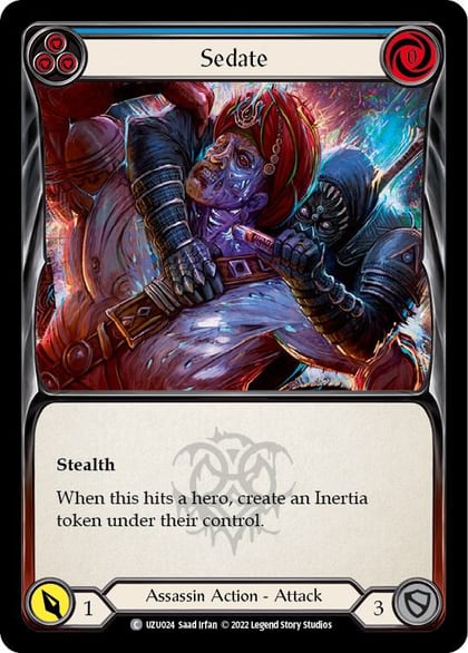 Sedate (Blue), Blitz Deck: Outsiders - Uzuri UZU024