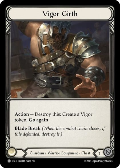Vigor Girth, Blitz Deck: Heavy Hitters - Kassai KSI005