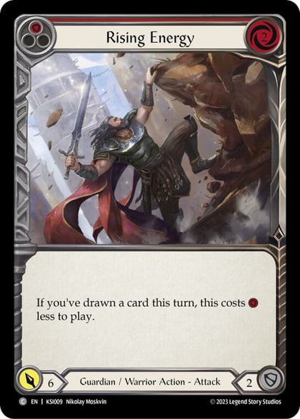 Rising Energy (Red), Blitz Deck: Heavy Hitters - Kassai KSI009