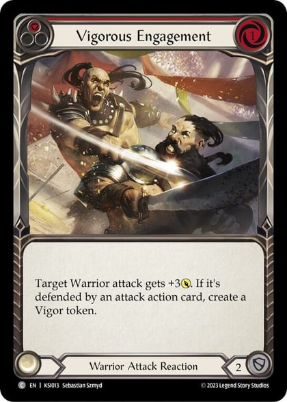 Vigorous Engagement (Red), Blitz Deck: Heavy Hitters - Kassai KSI013