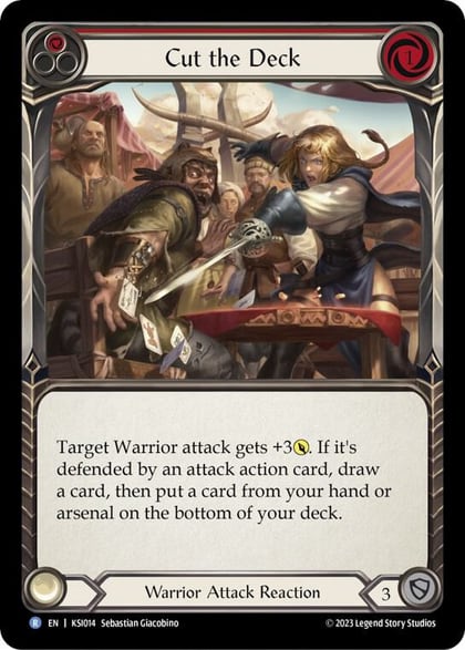 Cut the Deck (Red), Blitz Deck: Heavy Hitters - Kassai KSI014