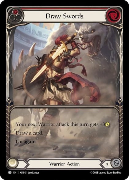 Draw Swords (Red), Blitz Deck: Heavy Hitters - Kassai KSI015