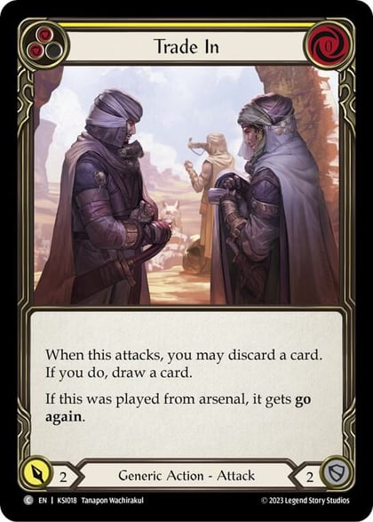 Trade In (Yellow), Blitz Deck: Heavy Hitters - Kassai KSI018