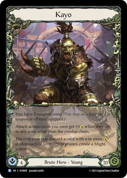 Kayo, Armed and Dangerous, Blitz Deck: Heavy Hitters - Kayo KYO001