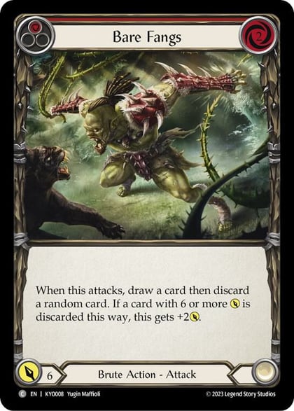 Bare Fangs (Red), Blitz Deck: Heavy Hitters - Kayo KYO008