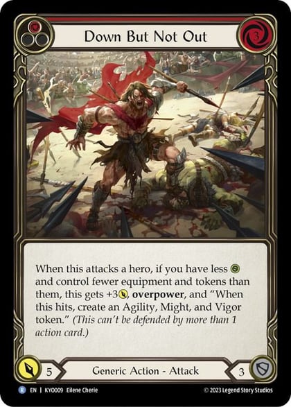 Down But Not Out, Blitz Deck: Heavy Hitters - Kayo KYO009