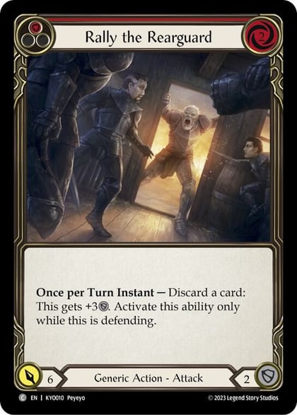 Rally the Rearguard (Red), Blitz Deck: Heavy Hitters - Kayo KYO010