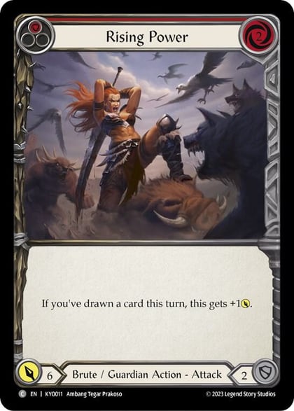 Rising Power (Red), Blitz Deck: Heavy Hitters - Kayo KYO011