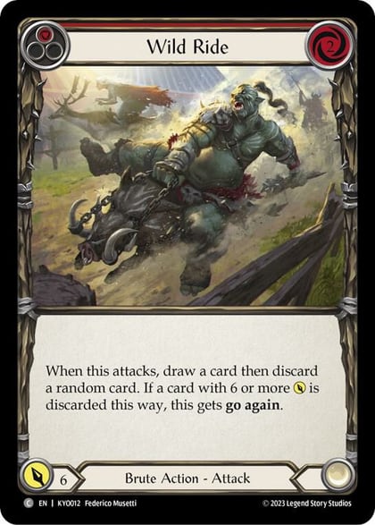 Wild Ride (Red), Blitz Deck: Heavy Hitters - Kayo KYO012