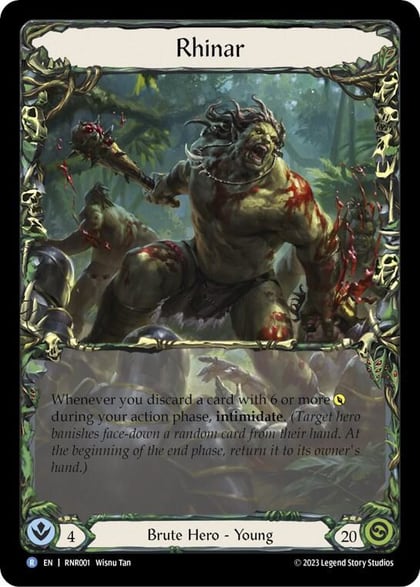 Rhinar, Blitz Deck: Heavy Hitters - Rhinar RNR001