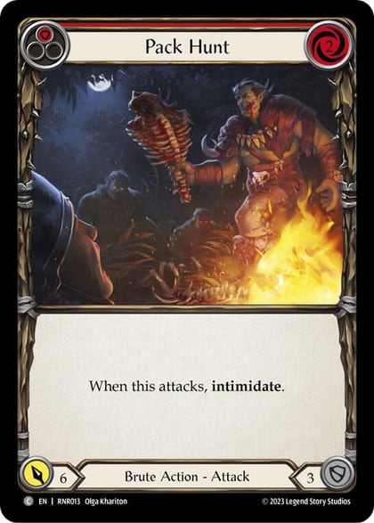 Pack Hunt (Red), Blitz Deck: Heavy Hitters - Rhinar RNR013