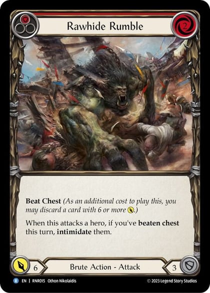 Rawhide Rumble (Red), Blitz Deck: Heavy Hitters - Rhinar RNR015