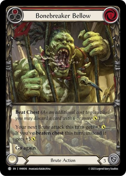 Bonebreaker Bellow (Red), Blitz Deck: Heavy Hitters - Rhinar RNR016