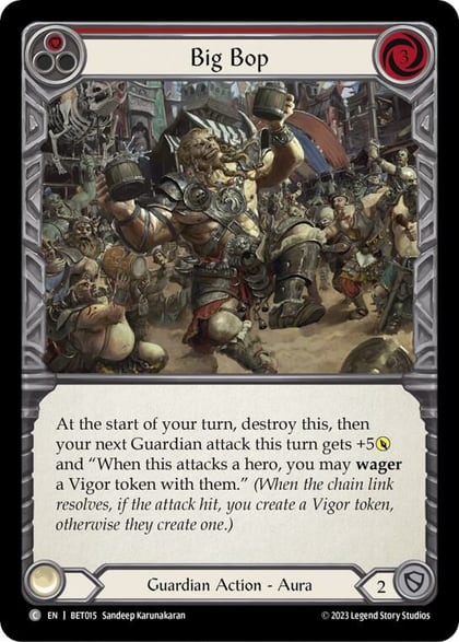 Big Bop (Red), Blitz Deck: Heavy Hitters - Betsy BET015
