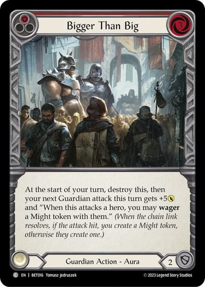 Bigger Than Big (Red), Blitz Deck: Heavy Hitters - Betsy BET016