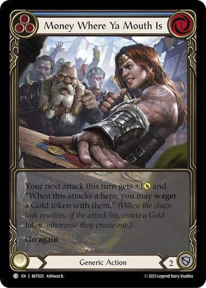 Money Where Ya Mouth Is (Blue), Blitz Deck: Heavy Hitters - Betsy BET025