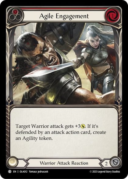 Agile Engagement (Red), Blitz Deck: Heavy Hitters - Olympia OLA012
