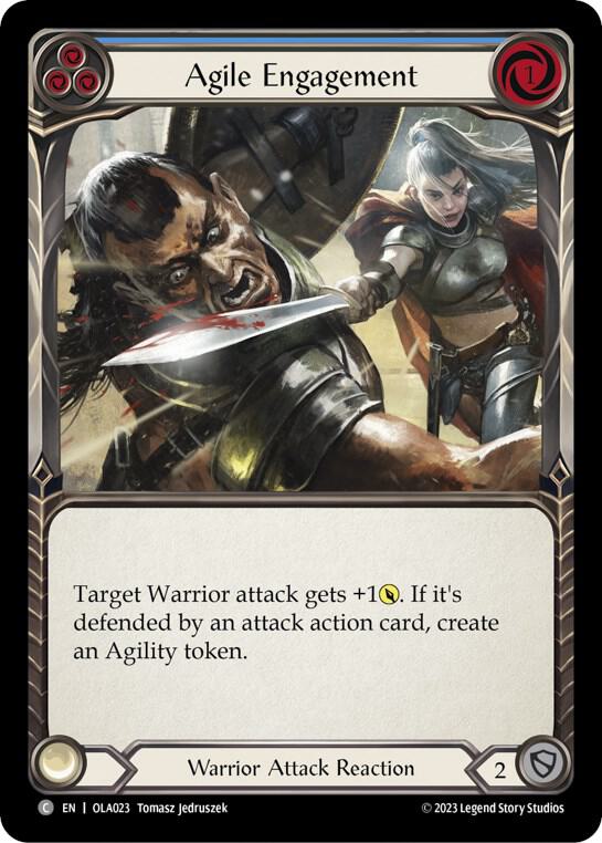 Agile Engagement (Blue), Blitz Deck: Heavy Hitters - Olympia OLA023