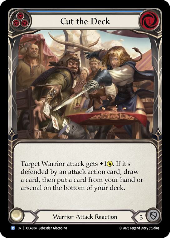Cut the Deck (Blue), Blitz Deck: Heavy Hitters - Olympia OLA024