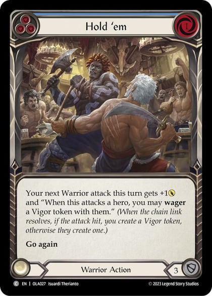Hold 'em (Blue), Blitz Deck: Heavy Hitters - Olympia OLA027