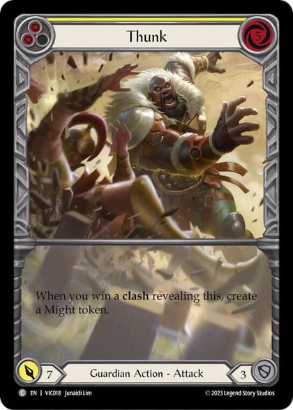 Thunk (Yellow), Blitz Deck: Heavy Hitters - Victor VIC018