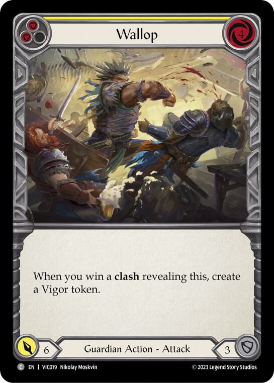 Wallop (Yellow), Blitz Deck: Heavy Hitters - Victor VIC019