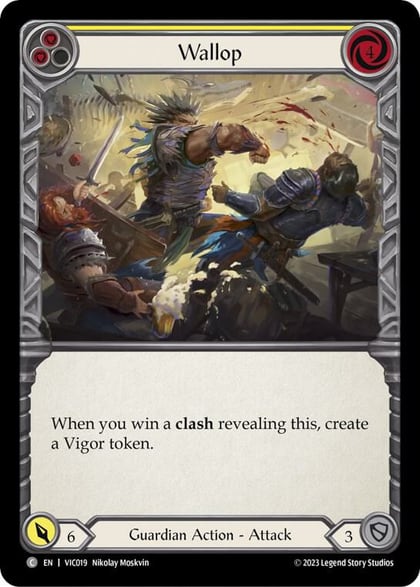 Wallop (Yellow), Blitz Deck: Heavy Hitters - Victor VIC019
