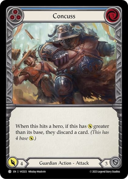 Concuss (Blue), Blitz Deck: Heavy Hitters - Victor VIC023