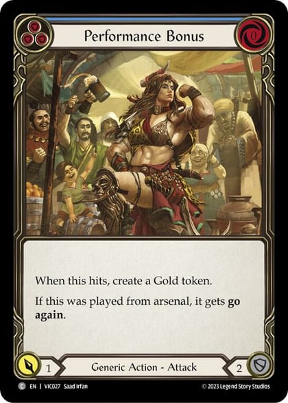 Performance Bonus (Blue), Blitz Deck: Heavy Hitters - Victor VIC027