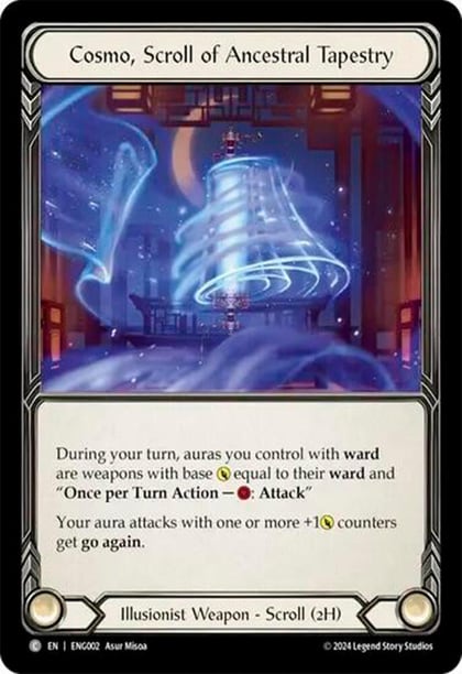 Cosmo, Scroll of Ancestral Tapestry, Blitz Deck: Part the Mistveil - Enigma ENG002