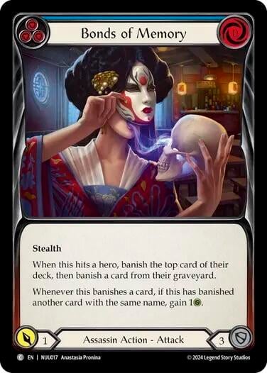 Bonds of Memory (Blue), Blitz Deck: Part the Mistveil - Nuu NUU017