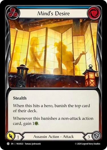 Mind's Desire (Blue), Blitz Deck: Part the Mistveil - Nuu NUU022