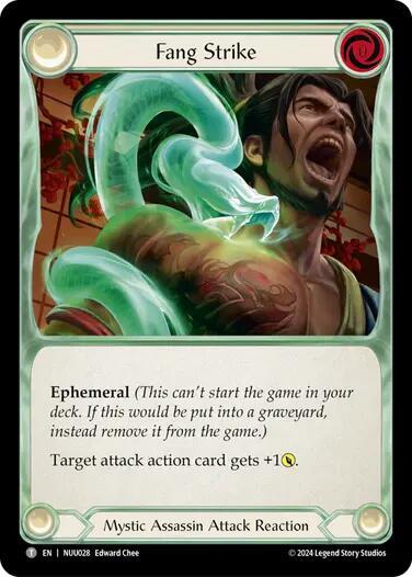 Fang Strike // Slither, Blitz Deck: Part the Mistveil - Nuu NUU028/NUU029