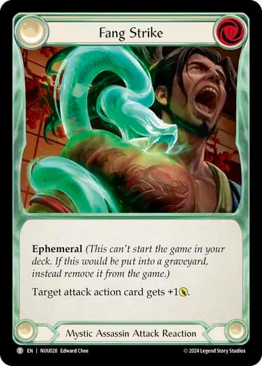 Fang Strike // Slither, Blitz Deck: Part the Mistveil - Nuu NUU028/NUU029