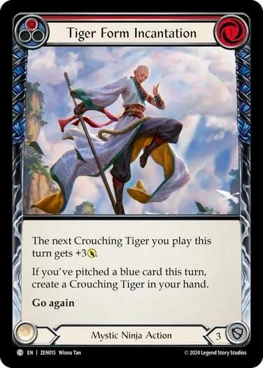 Tiger Form Incantation (Red), Blitz Deck: Part the Mistveil - Zen ZEN015