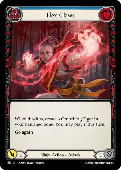 Flex Claws (Blue), Blitz Deck: Part the Mistveil - Zen ZEN021