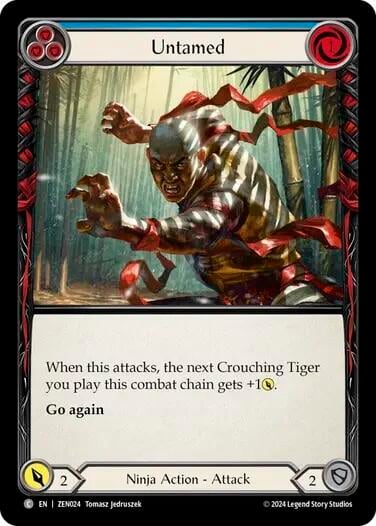 Untamed (Blue), Blitz Deck: Part the Mistveil - Zen ZEN024