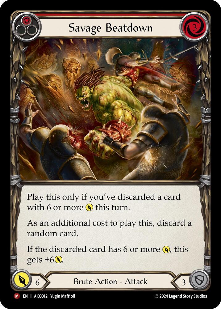 Savage Beatdown, Armory Deck: Kayo AKO012