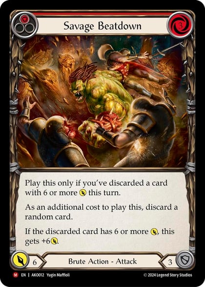 Savage Beatdown, Armory Deck: Kayo AKO012