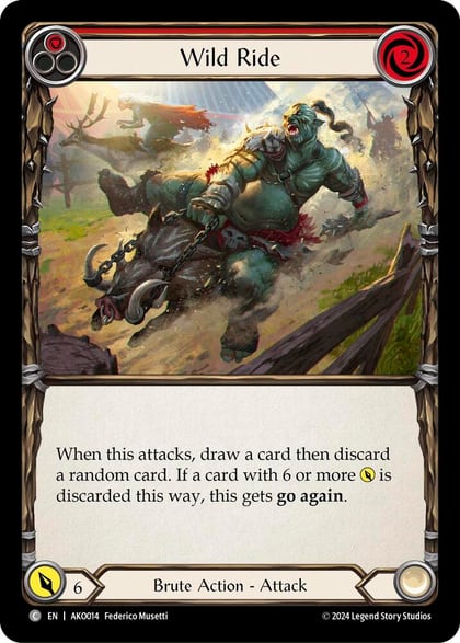 Wild Ride (Red), Armory Deck: Kayo AKO014