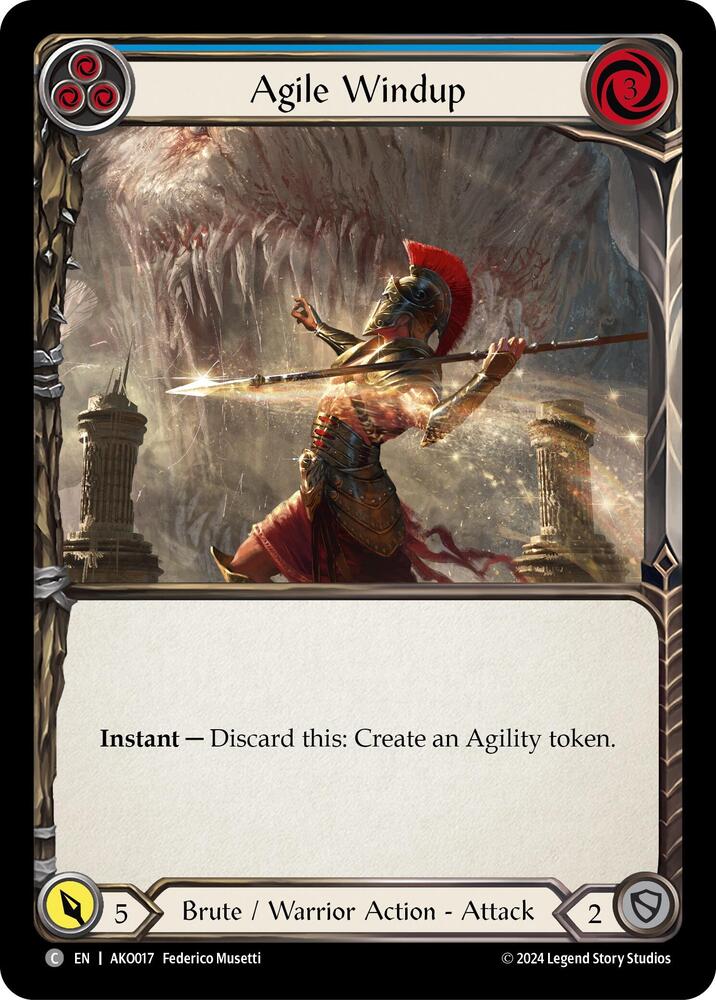 Agile Windup (Blue), Armory Deck: Kayo AKO017