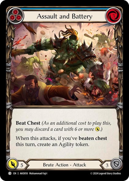 Assault and Battery (Blue), Armory Deck: Kayo AKO018