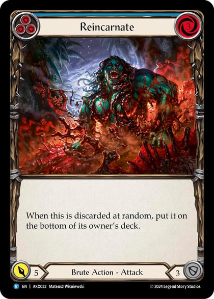 Reincarnate (Blue), Armory Deck: Kayo AKO022
