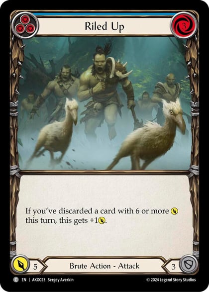 Riled Up (Blue), Armory Deck: Kayo AKO023