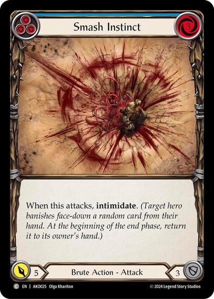 Smash Instinct (Blue), Armory Deck: Kayo AKO025