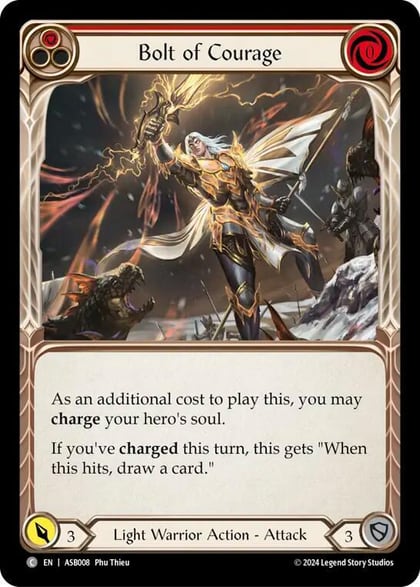 Bolt of Courage (Red), Armory Deck: Boltyn ASB008