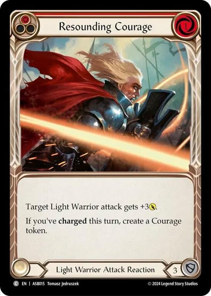 Resounding Courage (Red), Armory Deck: Boltyn ASB015